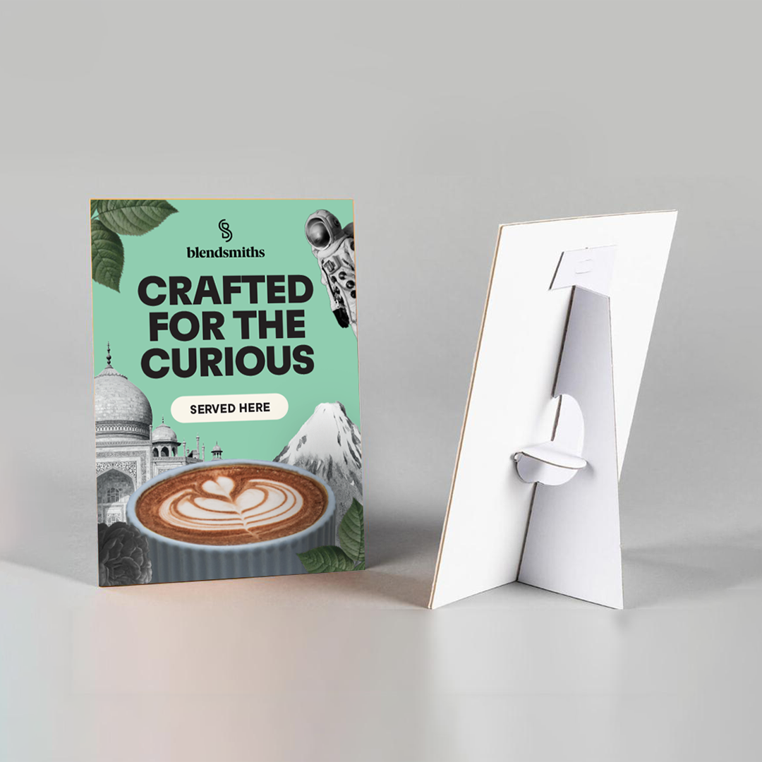 Counter Display Card - Crafted For The Curious