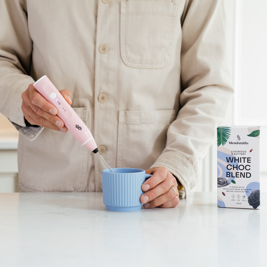 Handheld Milk Frother - Pink