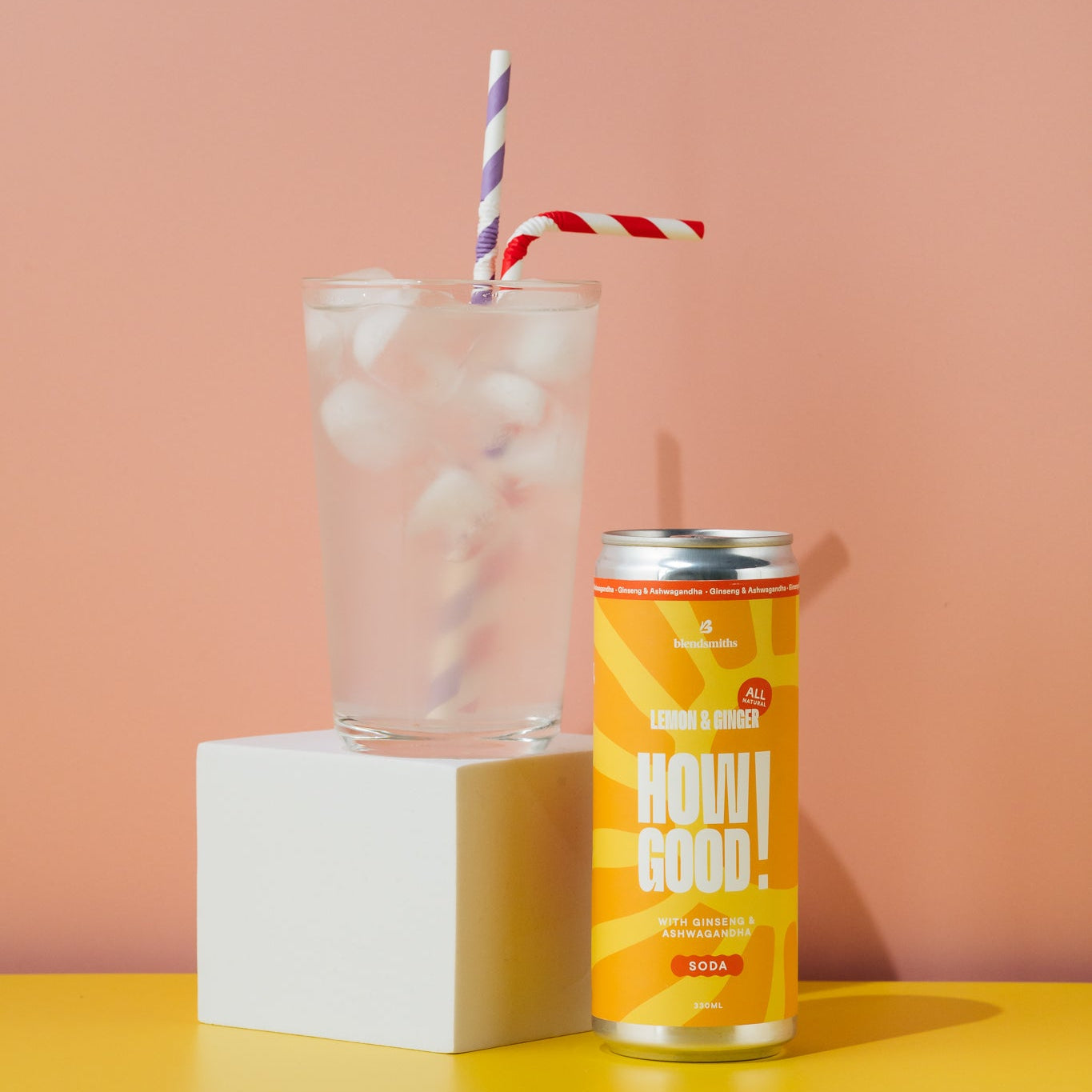 How Good! Lemon & Ginger 330ml Cans