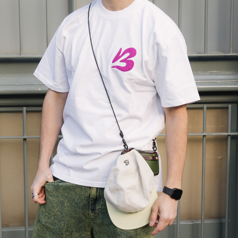 Men's White Crafted Curious T-Shirt