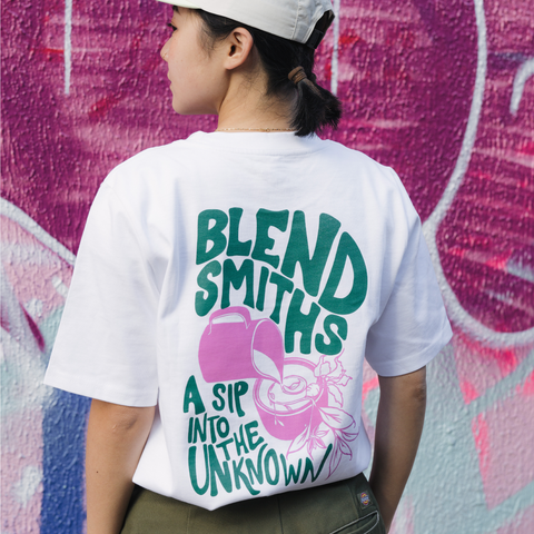 Women's White Sip Unknown Tee